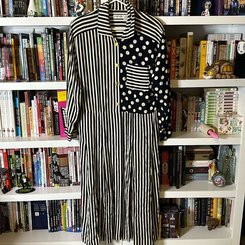 Striped Vintage Liz Claiborne Dress Colorblock